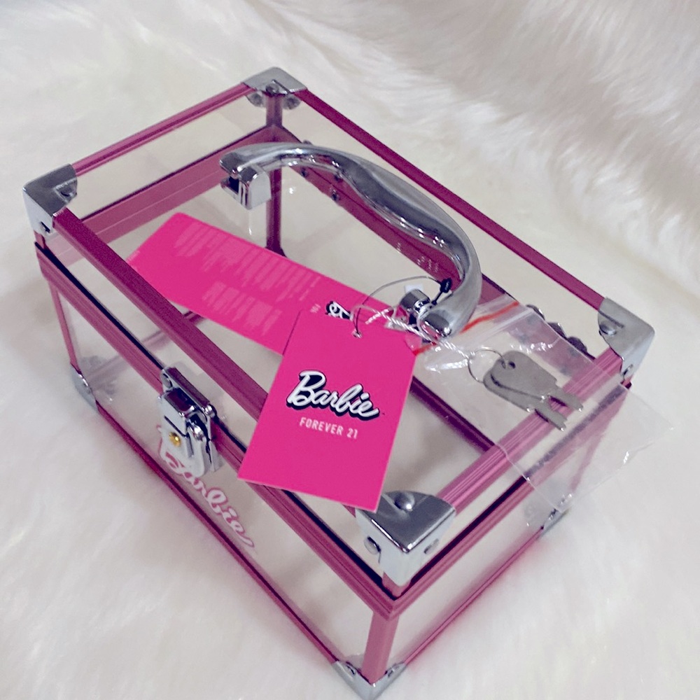 Barbie Pink Make Up Train Case NWT Excellent Condition HTF - Picture 5 of 12